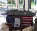 Model of the USS Essex ironclad riverboat
